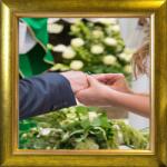 Marek & Darek Fotókeret Álló És Akasztható Kivitelben, Fa, 25 MM, 15X15 CM, Arany Színű (5904996596552)