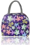  ételhordó Táska- Szigetelt- Virágos- Lila- (rj169397-1)