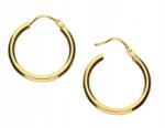 Lovrin Arany fülbevaló 585 sima karika 25mm-es, angol kapcsos, ajándéknak