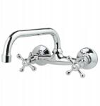 Focus Sanitar Fürdőszobai Mosdó Csaptelep Fali Csaptelep Króm Konyha (WT0740)