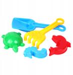 Technok Homokozó Lapát És Seprű Garnitúra 3 Db Formával (2254)