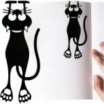 EdiBazzar Könyvjelző Vicces Macska Egyedi Kulcstartó Medál Cica Ajándékba (Urocza zakładka do książki unikalna zabawna)