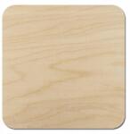 Loveart Fa poháralátét 10x10cm négyzet (Sklejka)