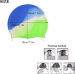  Szett 2 db szilikon úszósapka gyerekeknek (Zyongmao43)