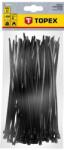TOPEX Kábelkötegelő 44E976 3, 6x200 mm/100 db Fekete (44E976)