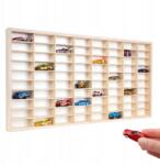 Creative Deco Nagy méretű fa aprócikk tároló polc, vitrin, 80 rekeszes gyűjtőtartó (X0028LAR4L)