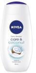 Nivea Tusfürdő NIVEA care & coconut cream 250 ml