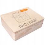 Creative Deco Gravírozott doboz térképpel, ajándék születésnapra, évfordulóra, esküvőre, Uv nyomtatás, 40x30 (JANCDSD140BCUSTOMMAPHOMEBOXFBM)