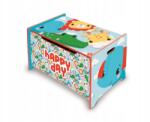 Arditex Fisher Price 2 az 1-ben gyermek fa bútor: Pad Játéktároló doboz, FP10299 (FP10299)