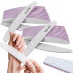 Lewer Körömreszelő 100/180 Hajócska Félhold Zebra Szett 30 Db Kétoldalas (PiL-30)