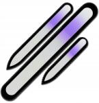  Mont Bleu 3 db-os színes üveg körömreszelő készlet R-BMS06