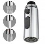 Umnuou Kihúzható csaptelep fej/kézibeszélő konyhai csaptelephez, króm színű, perlátorral (Umnuou7584529)