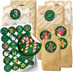 Allbag Adventi Kalendár Tasakok Matricák Diy XXL Szett Csináld Magad (KALENDARZ006)