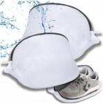 EdiBazzar Mosózsák cipőkhöz, védőháló, cipőtartó zsák, 2 db-os szett, cipzáras (Pokrowiec do prania siatka ochronna na obuwie)