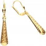 Lovrin Arany fülbevaló 585 hosszú, vékony jégcsap formájú 2, 95 g klasszikus minta ajándékba (Jubiler Lovrin)