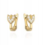 Lovrin Arany 585 tulipán fülbevaló cirkóniákkal, 1, 02g, angol kapcsos (58715700)