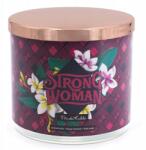  Frida Kahlo virágos illatgyertya üvegben Strong Woman 400 g 3 kanócos (4262399025033)