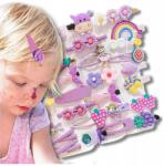  28 darabos hajtű szett, színes, aranyos, gyermek hajtűk (5905884065600)