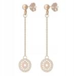 Lovrin Arany fülbevaló nőknek 585 finom fehér aranyból, ajándéknak is tökéletes (61118633)