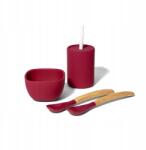 Avanchy La Petite Szilikon Ebédkészlet Gyerekeknek Magenta (LPECM-CUP)