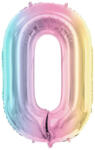 PartyDeco S. r. o 0. szám, fólia lufi, 86 cm, pasztel szivárvány