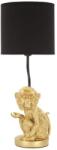 Mauro Ferretti Ülő majom asztali lámpa arany/fekete ø 20x51, 5 cm