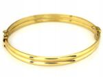 Lovrin Aranyozott ezüst bangle karkötő 925 R18 7mm 6.92g Ajándék Nőknek (59616063)