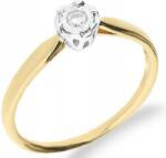 Lovrin Arany gyűrű 585 eljegyzési briliáns 18 klasszikus modell ajándékba