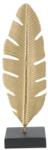 Mauro Ferretti Banánlevél szobor gyertya tartóval arany 10x10x34 cm