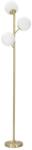 Mauro Ferretti Állólámpa 3 búrával minimalista stílusú arany/fehér ø 36x190 cm