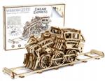 Wooden City 3D Fa Mechanikus Puzzle Dream Express Önálló összeszereléshez (WR338)
