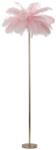 Mauro Ferretti Palma állólámpa tollakkal arany/rózsaszín ø 55x160 cm