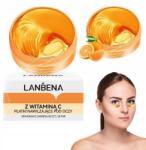 Lanbena 60 Db C-vitaminos Hidrogél Szemmaszk Párna (Żelowe Płatki pod oczy Vitamin C odmładzające)