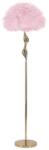 Mauro Ferretti Slim állólámpa tollakkal arany/rózsaszín ø 50x165 cm