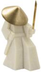 Mauro Ferretti Samurai toku figura b quarzból fehér/arany 14x9x24.5 cm