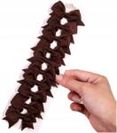  Színes masnis hajcsat szett, 10 db, fém, szövet (3042660347764)