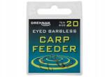 Drennan szemes pontyozó feeder horog szakáll nélkül, 20-as méret (HEBFD020)