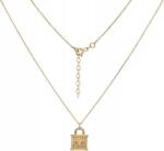 Lovrin Arany nyaklánc 585 lánc lakattal 2, 62g divatos minta elegáns ajándék (Lovrin 46379)