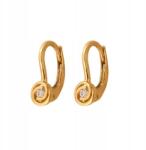 Lovrin Arany fülbevaló 585-ös finomságú cirkónia kővel, finom keretben gyönyörű és finom (61109576)