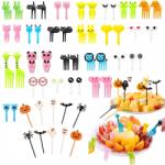  Mini Rajzfilmes Villa Gyümölcsökhöz, Zöldségekhez, Színes Villák Készlet 56 db (6977652565789)