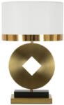Mauro Ferretti Érme asztali lámpa geometrikus mintával arany/fehér ø 30x53 cm