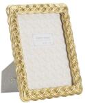 Mauro Ferretti Képkeret fonott mintával arany 19x2x24, 5 ( belső méret 15x20) cm