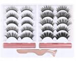  Mágneses Szempillák 10 Pár Műszempilla Hosszú XXXL Szett Csipesz 2X Eyeliner (YFDZ-6974832389395)