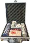  17208z Póker Készlet Póker Zsetonok 100 Db Kofferben