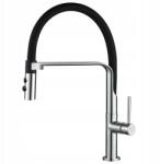 Kuchinox Konyhai Csaptelep Álló Kifolyócső 2 Funkciós Mágnessel Fekete Króm (BQU_778D)