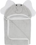 Bubaba kapucnis törölköző fülekkel 110x75 cm- Elefánt (42424) - molkakids