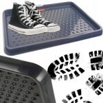 BranQ Nagy Méretű Műanyag Cipőalátét 38, 5 x 54 CM Lábtörlő Szőnyeg Fekete (1505)