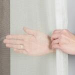 Markizeta Díszfüggöny ólommal 330cm magas, krémszínű (000430/OLO/012/000330/1)