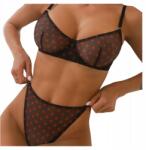 Sexy Skarby Erotikus fehérnemű szett piros szívekkel (BS0046)