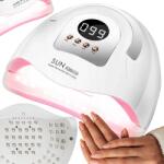 Lewer Uv Dual Led lámpa körmökhöz Sun X26 Max 380W erős Manikűr Pedikűr (utwardzanie lakieru hybryda zdejmowane dno +)